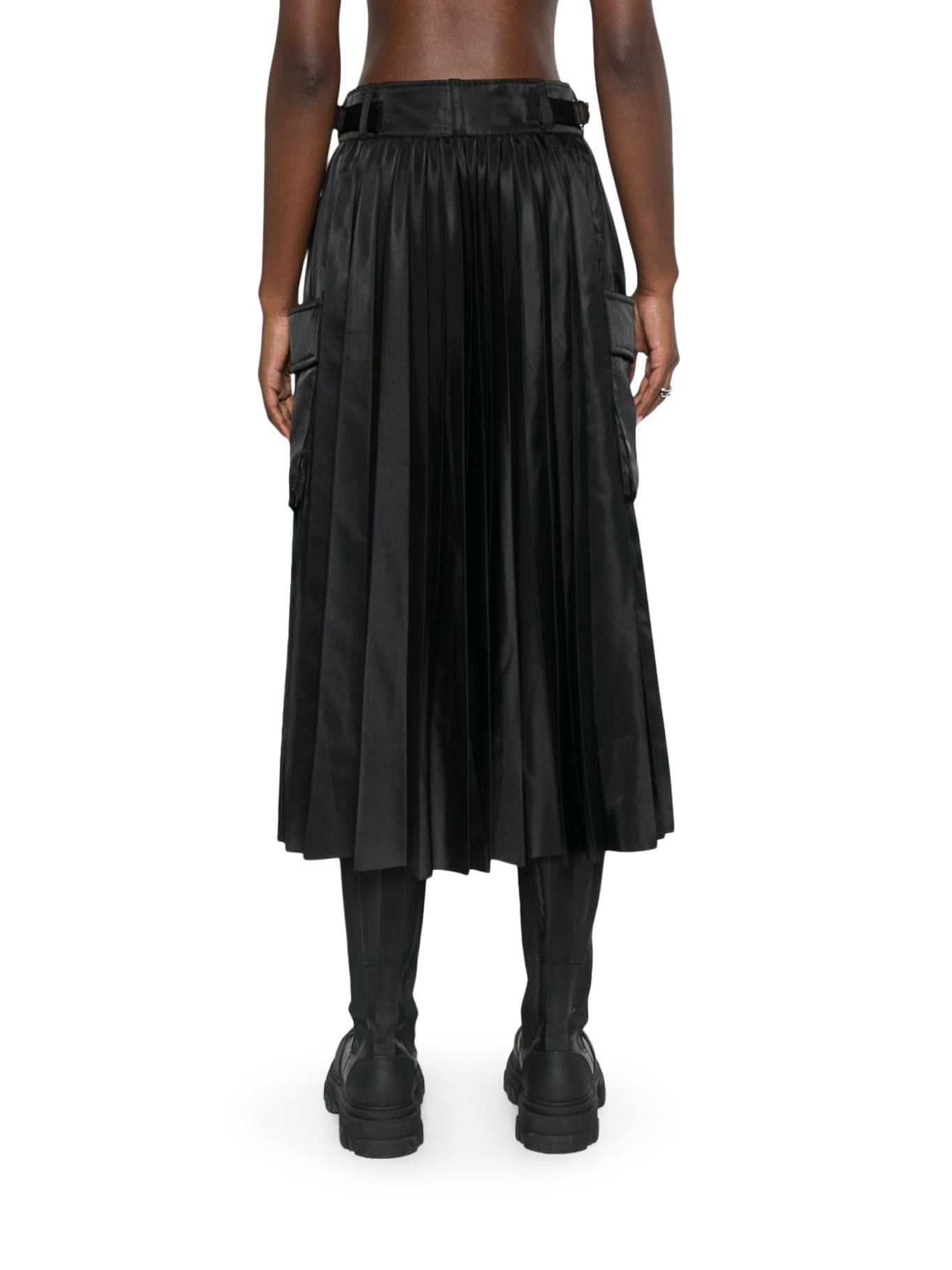 NYLON TWILL SKIRT - 4