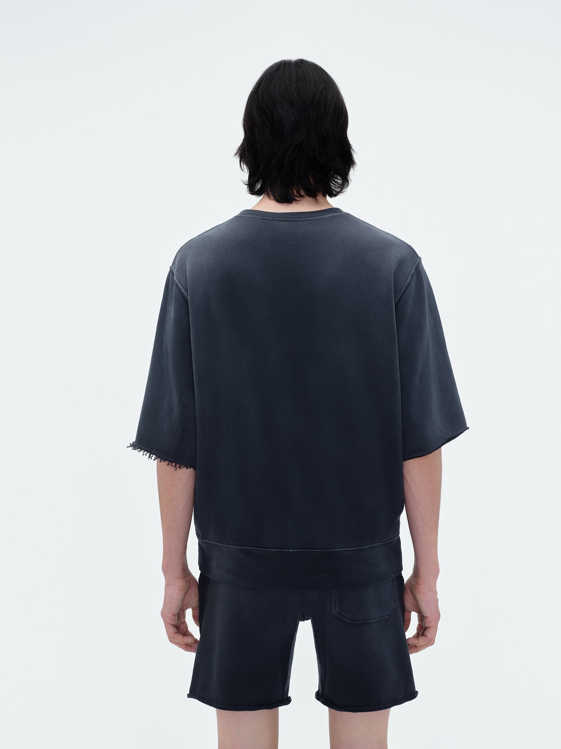 AMIRI TRACK CUT OFF CREWNECK - 5
