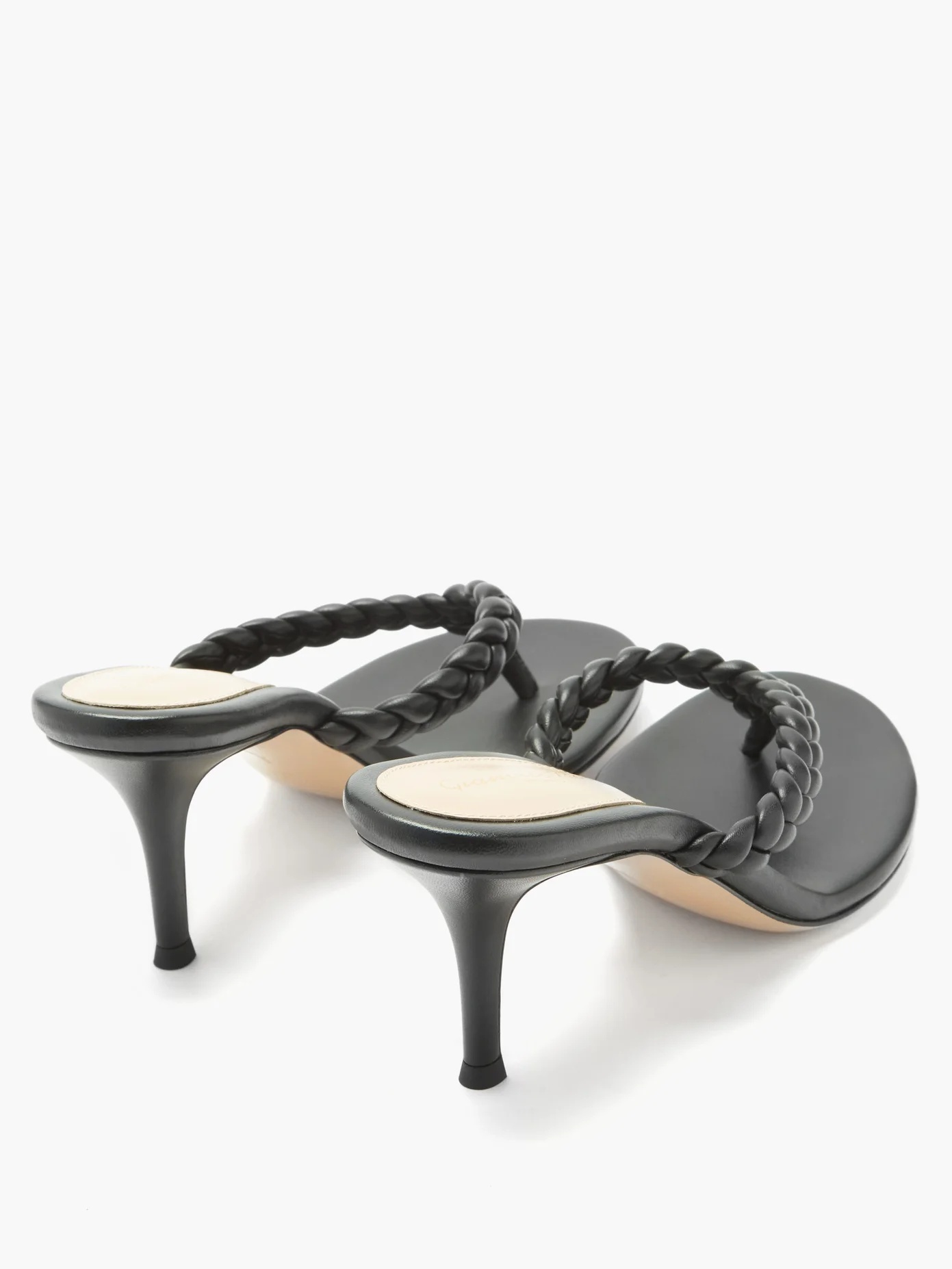 Tropea 70 braided leather sandals - 4