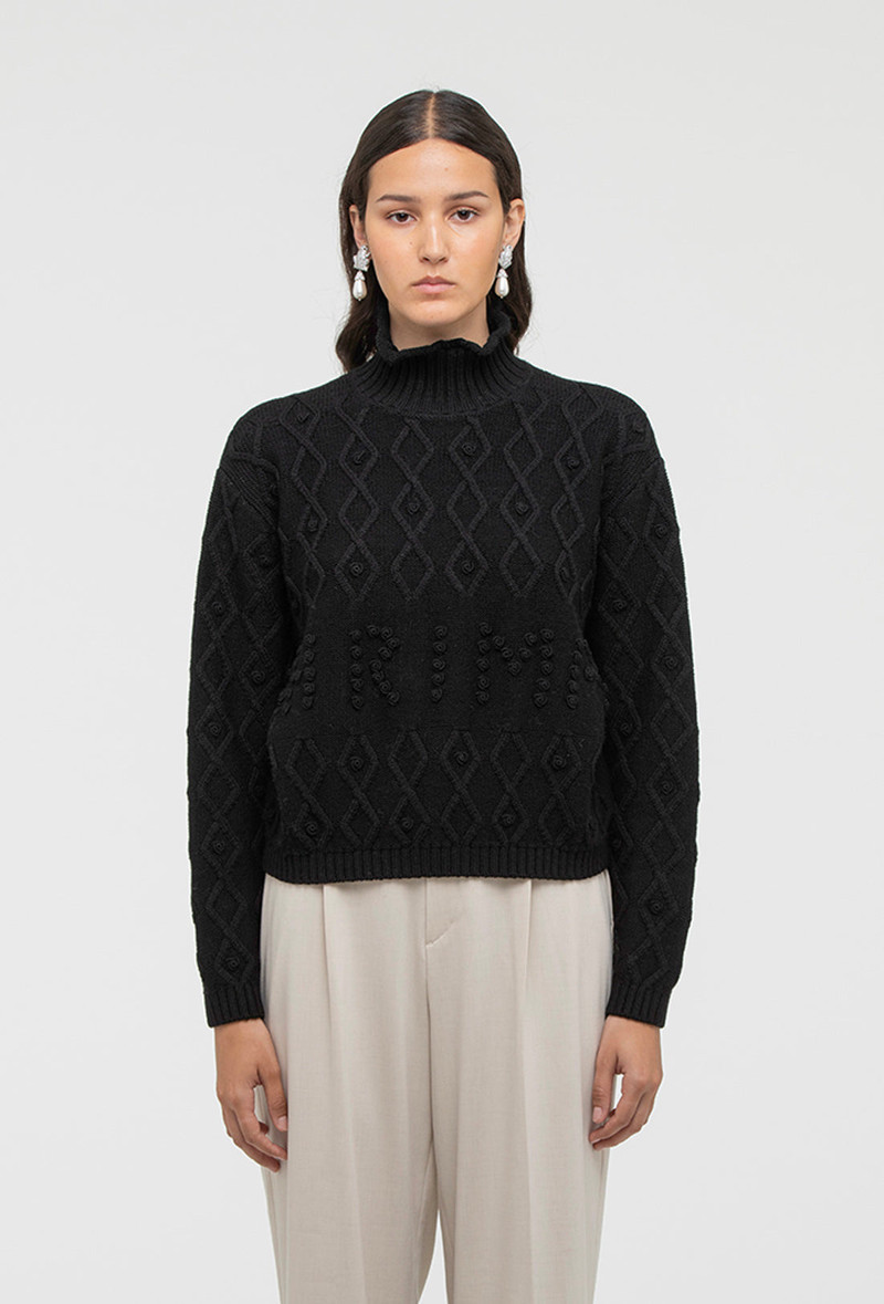 Cornelia 'Shrimps' Jumper - Black 1