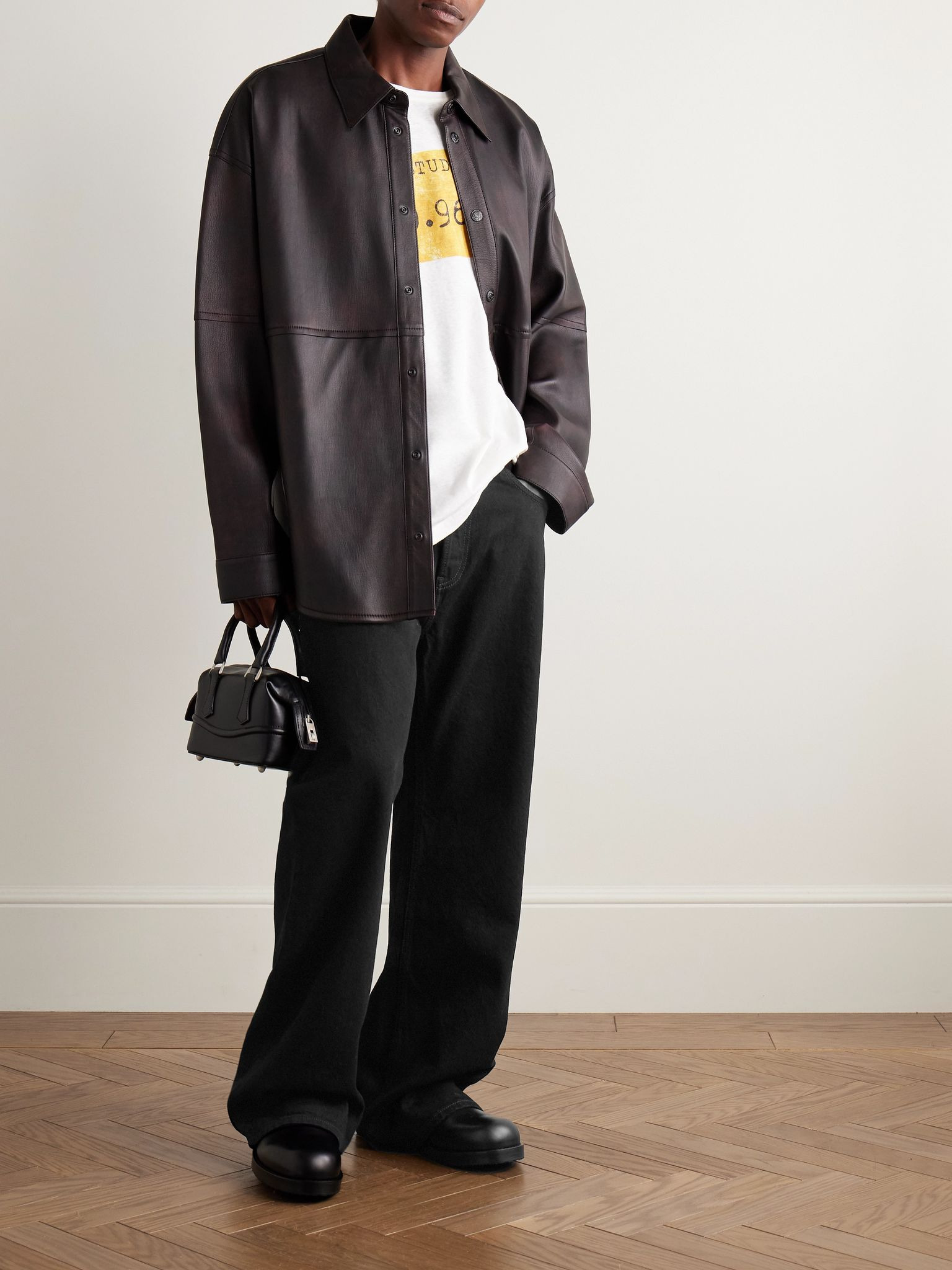 2021M Wide-Leg Jeans Black - 2