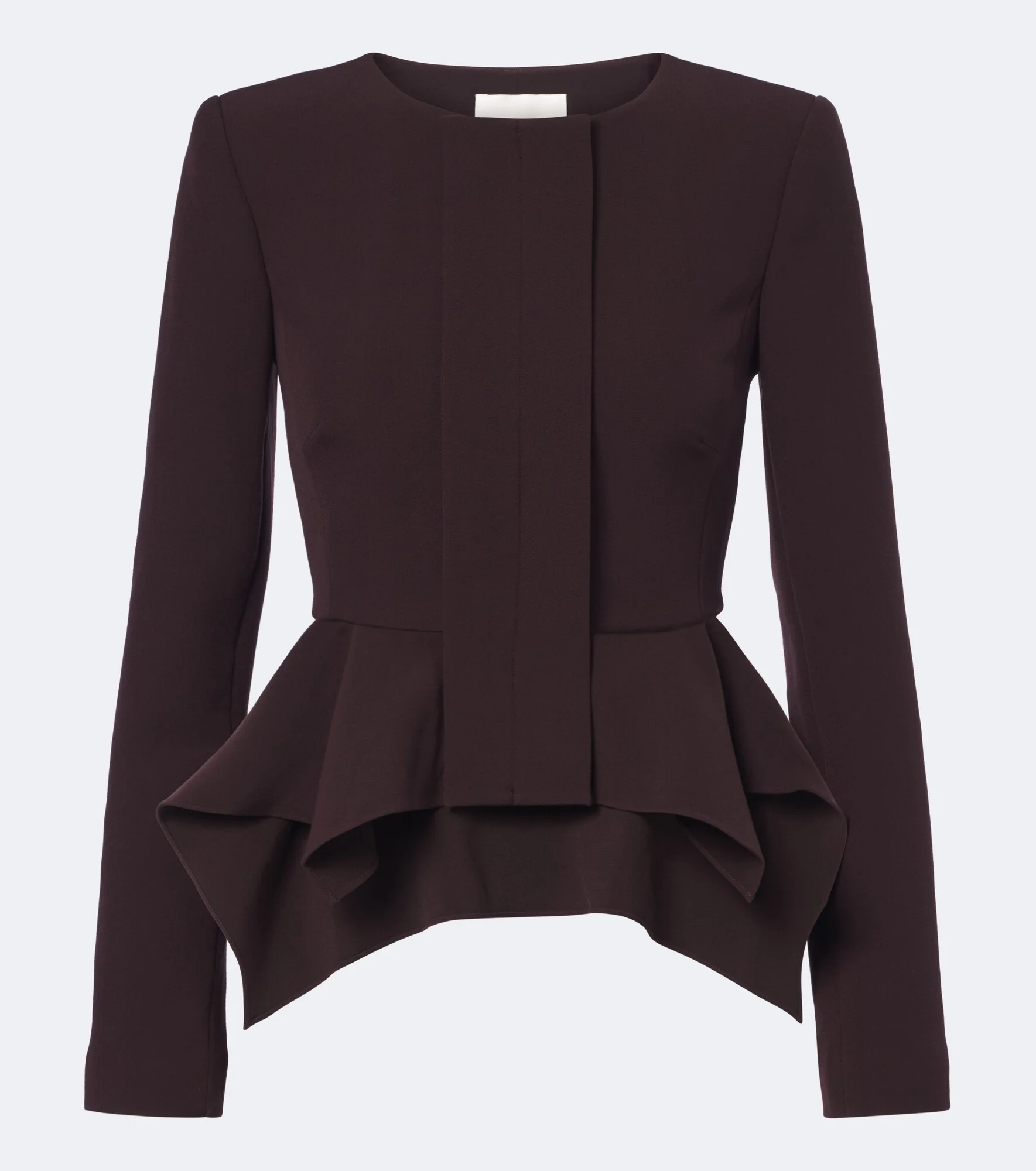 Peplum crêpe jacket - 1
