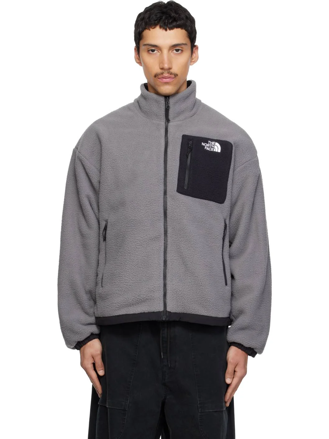 Gray & Black Yumiori Reversible Jacket - 1