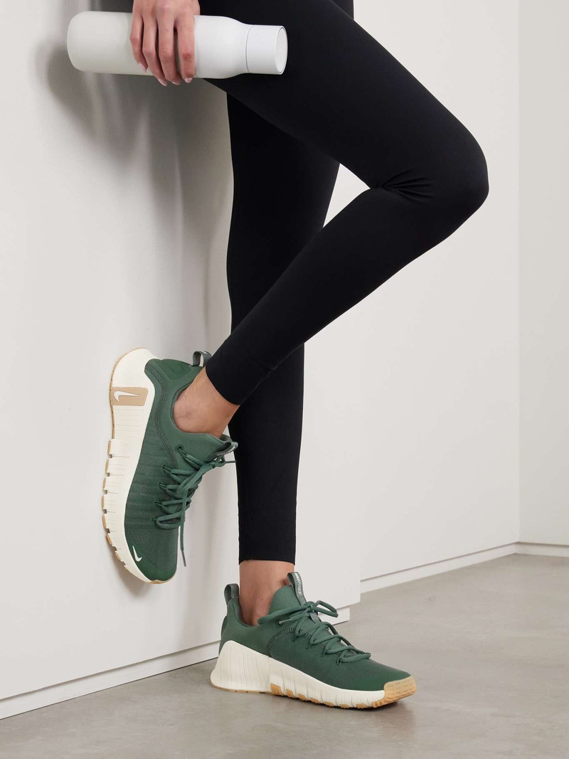 Nike Free Metcon 6 mesh sneakers Dark green outlook