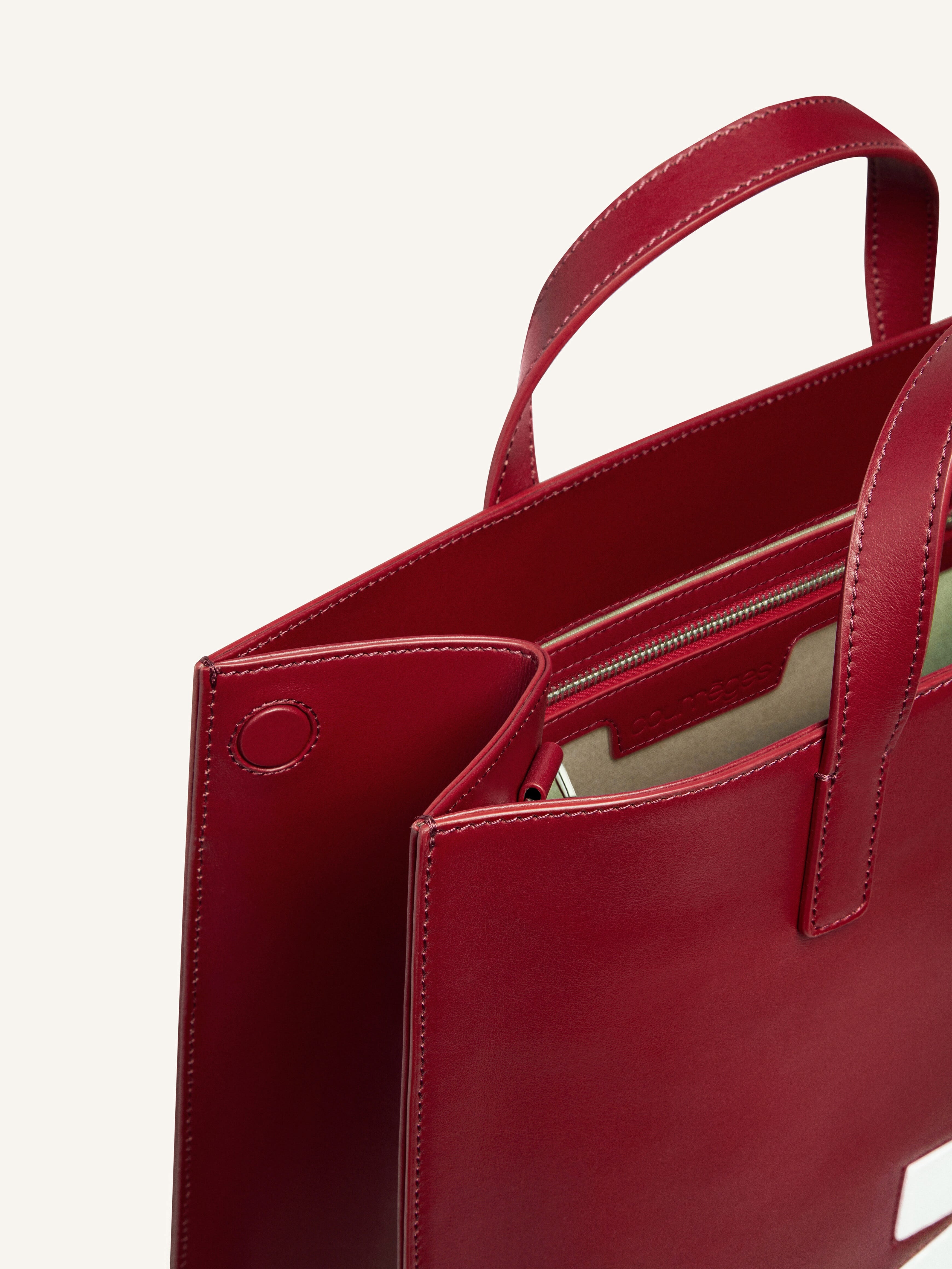 REEDITION LEATHER TOTE BAG - 4