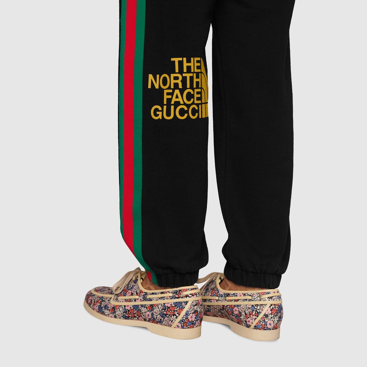 The North Face x Gucci Web print cotton jogging pant - 6