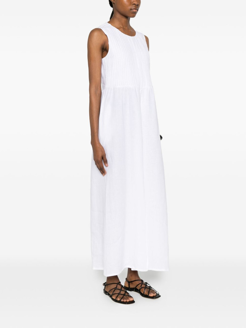 pleated-bodice sleeveless dress 3