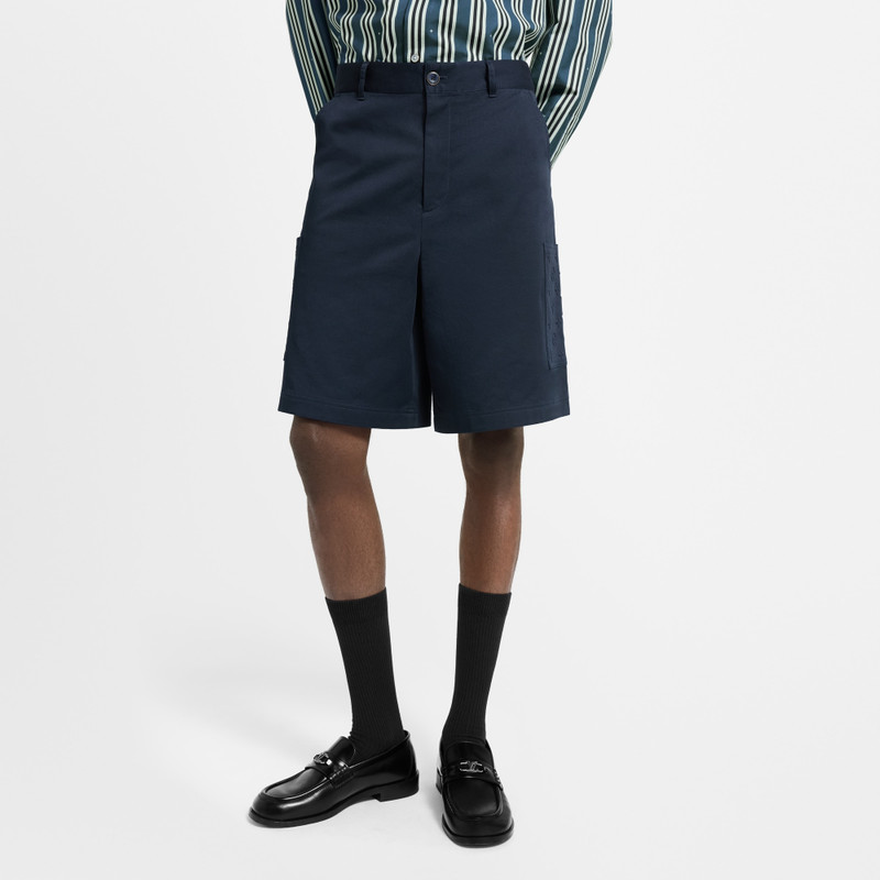 Monogram Pocket Cargo Shorts 2