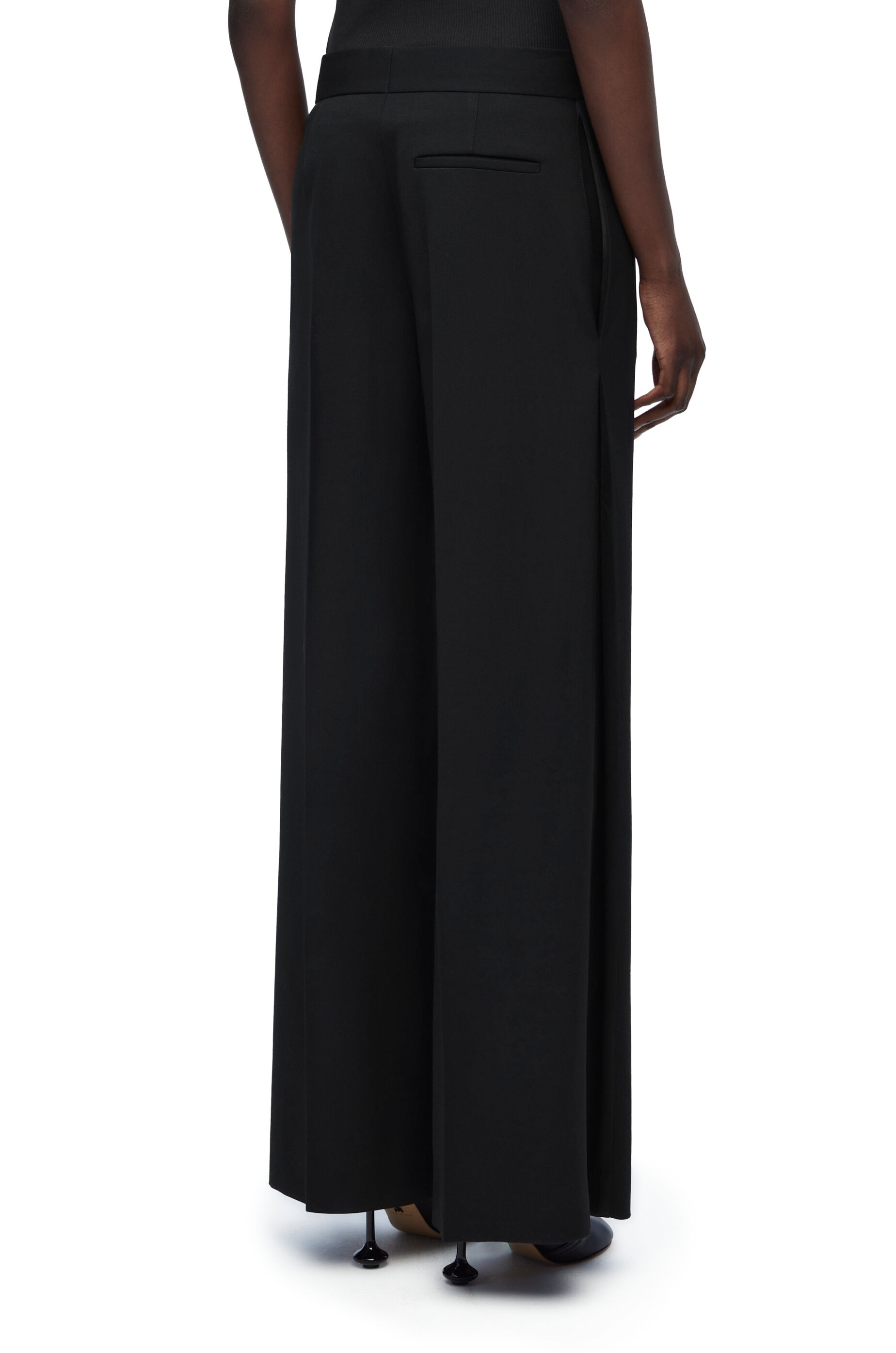 Tuxedo trousers in wool - 4