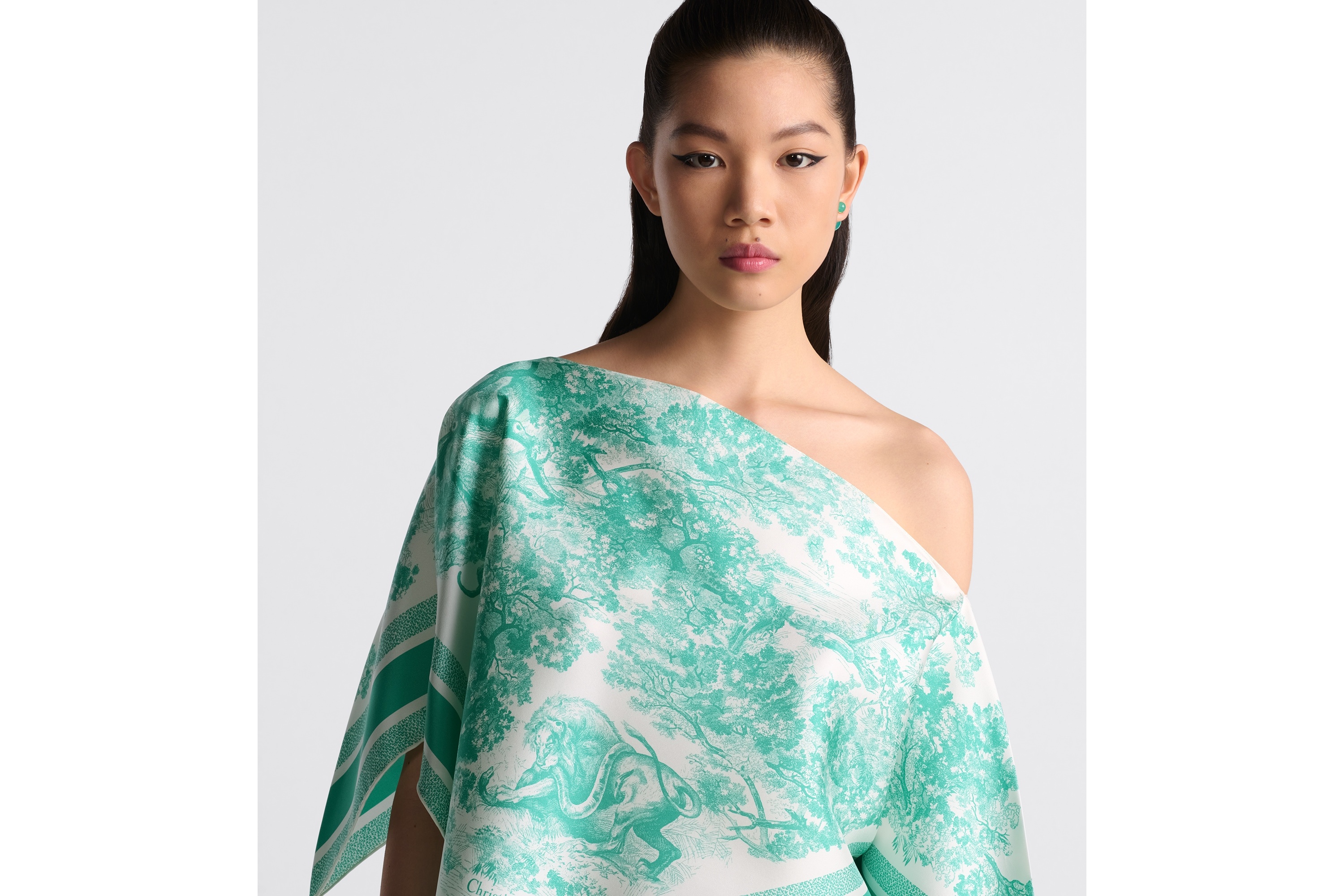 Dioriviera Toile de Jouy Sauvage Dior Silk Top - 2