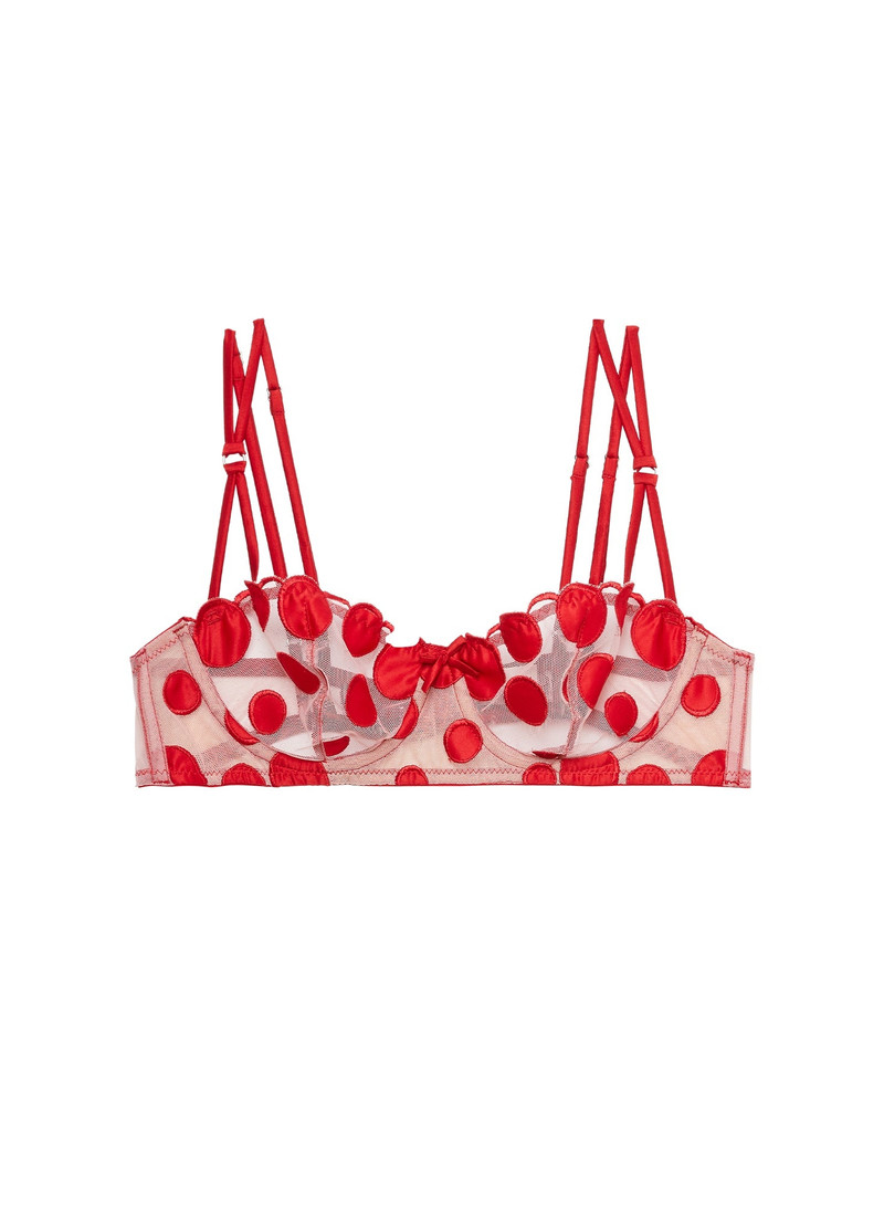 Some Like It Dot Balconette Bra 1