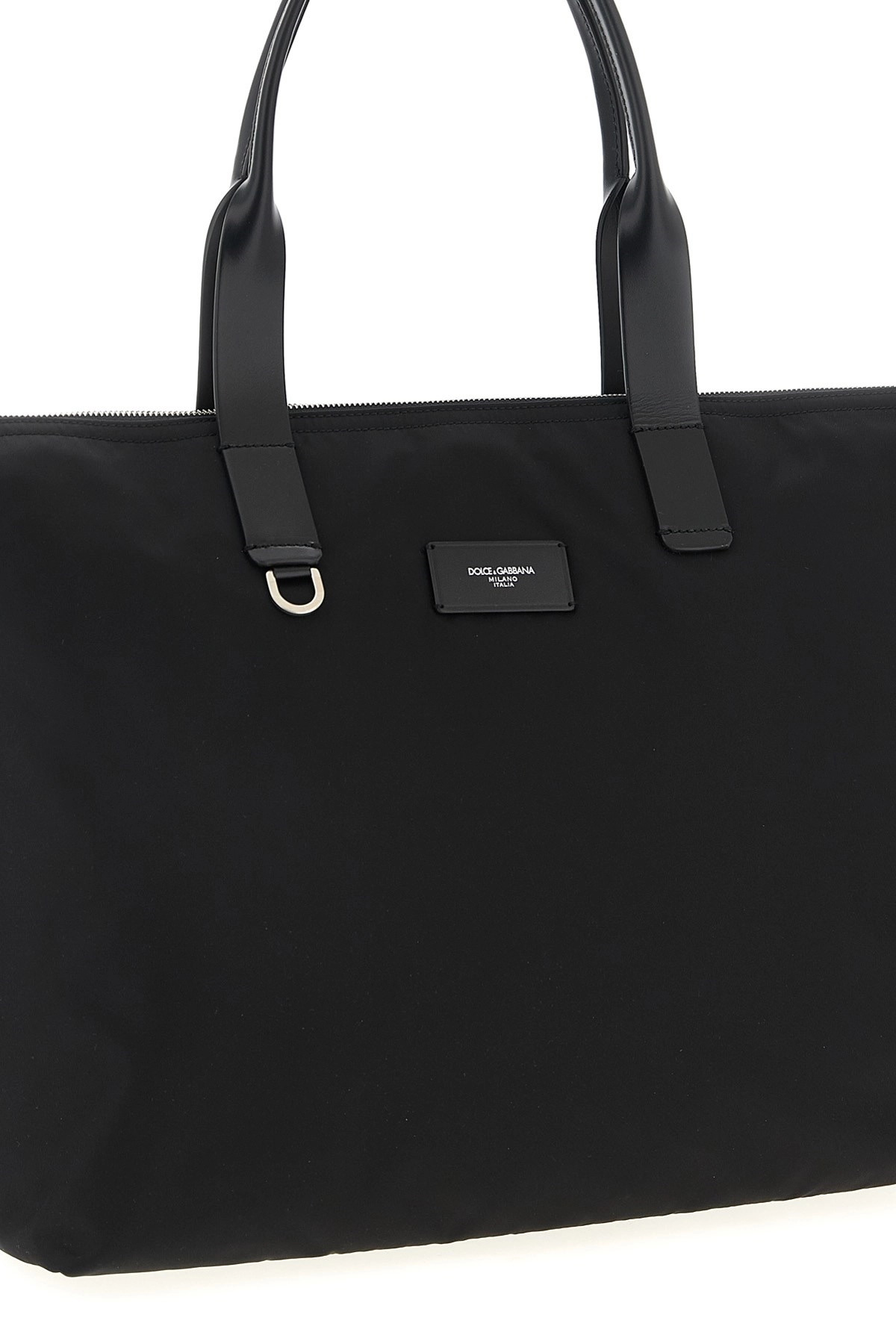 Media logo patch shopping bag - 4