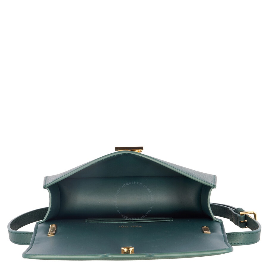 Burberry Ladies Vine Grainy Leather Mini TB Bag - 5