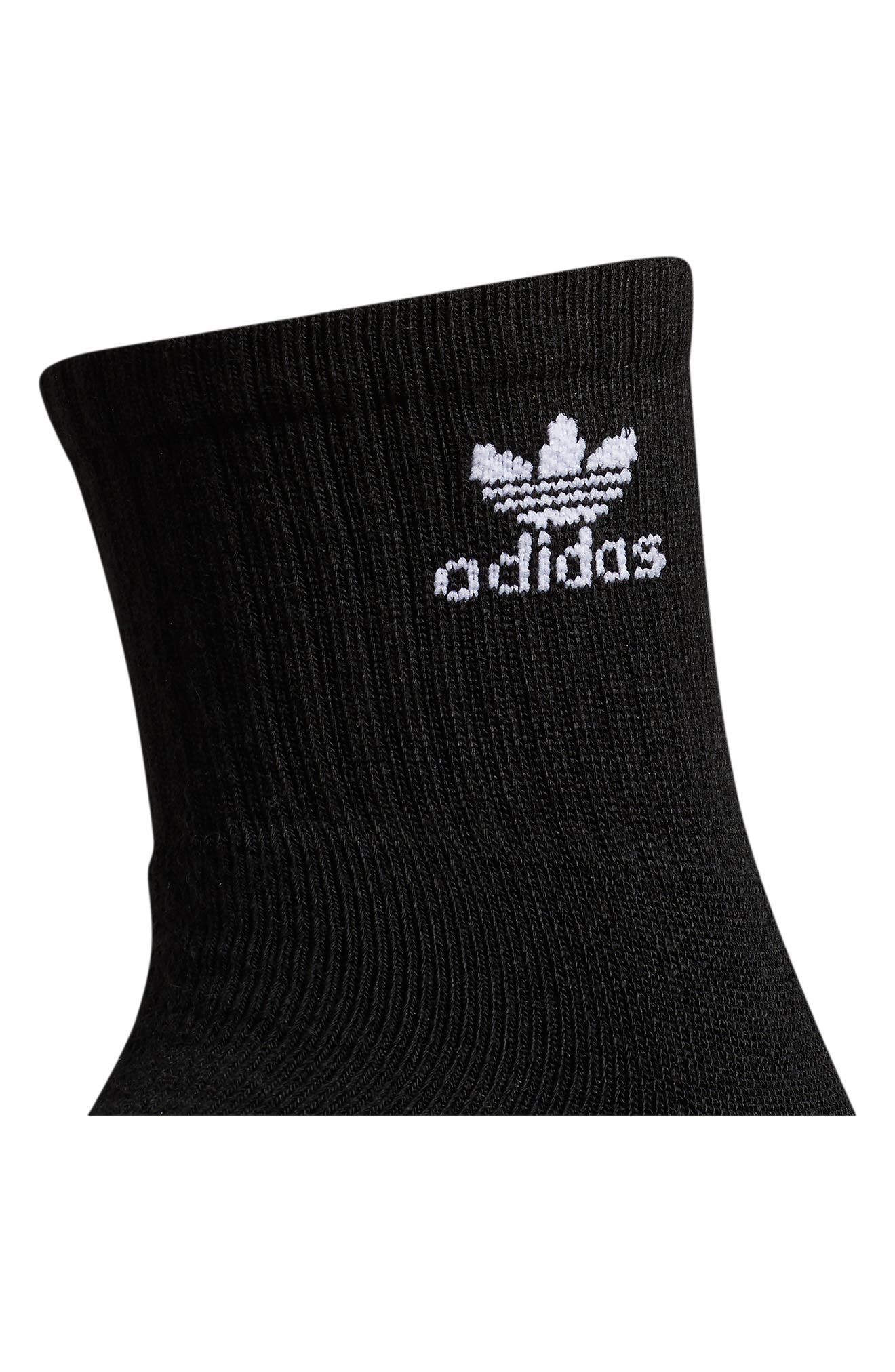 adidas Originals Trefoil 6-Pack Ankle Socks in Black at Nordstrom - 2