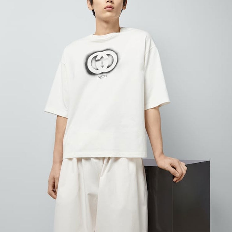 Gucci Cotton Jersey T-Shirt 'Off White' 768462-XJF66-9095 - 3