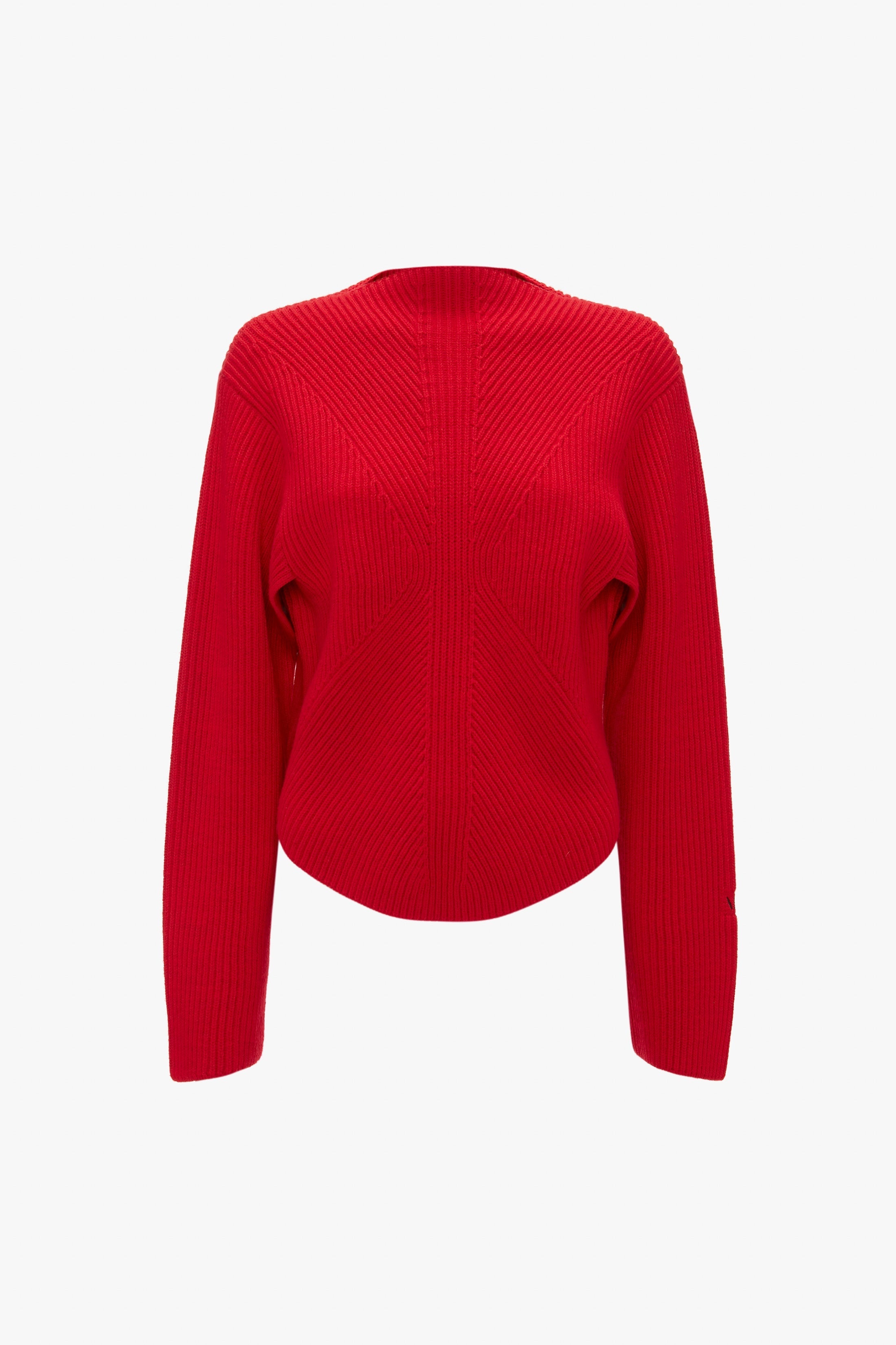 Circle Jumper In Red - 1