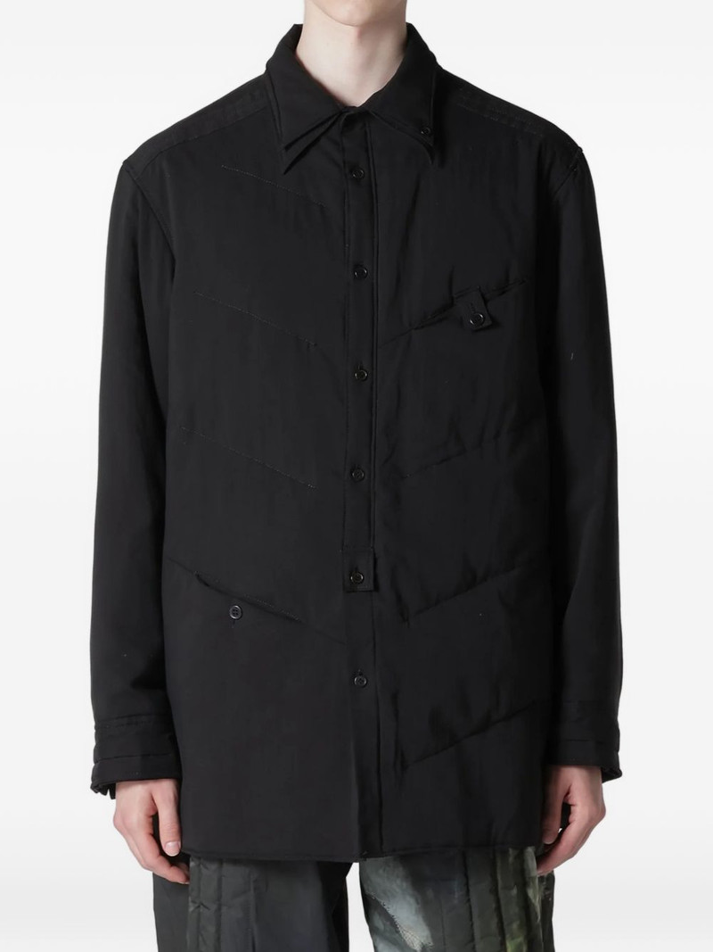 collar-detail shirt jacket 1