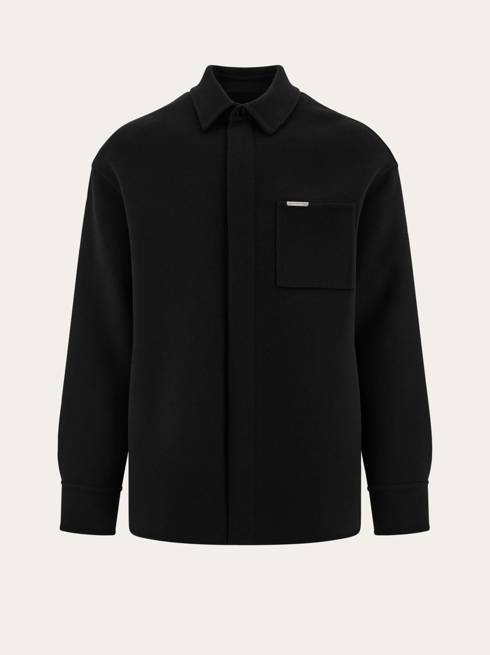 Cashmere-blend overshirt - 1