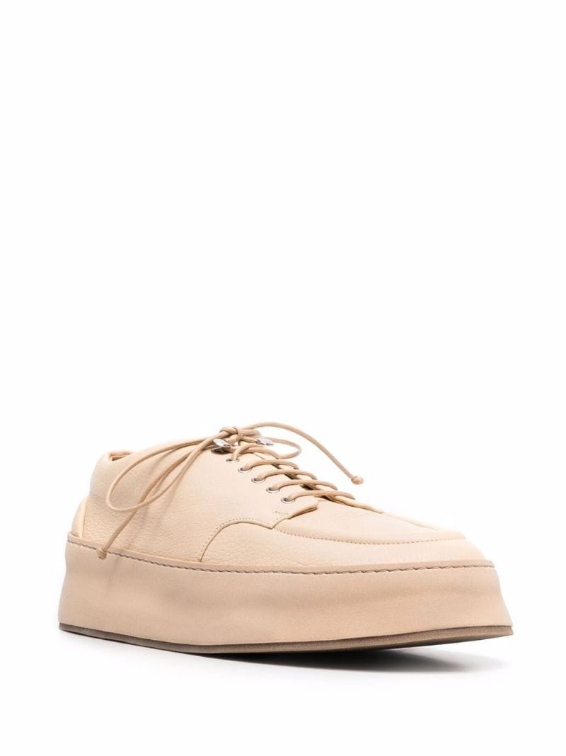 leather lace-up derby shoes - 2