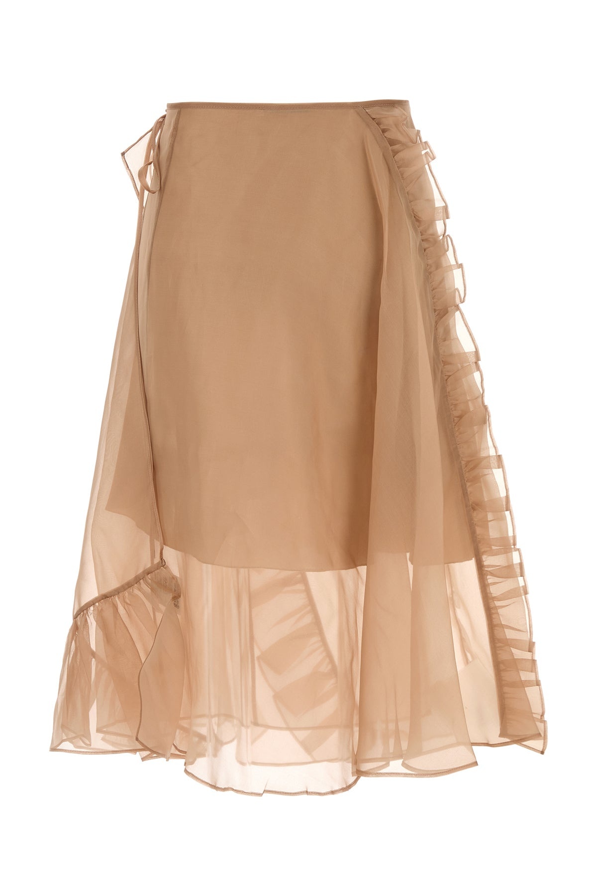 Antiqued pink organza skirt - 2