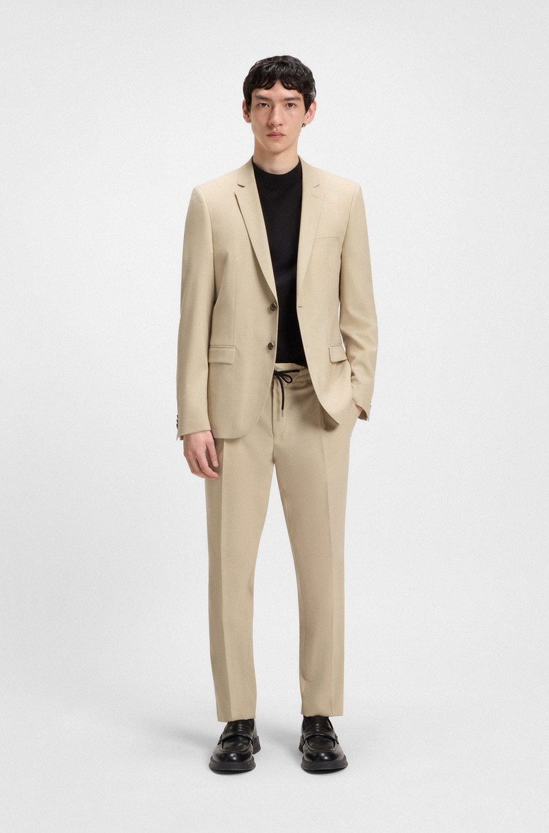 HUGO EXTRA-SLIM-FIT BLAZER IN MOHAIR-LOOK DOBBY outlook