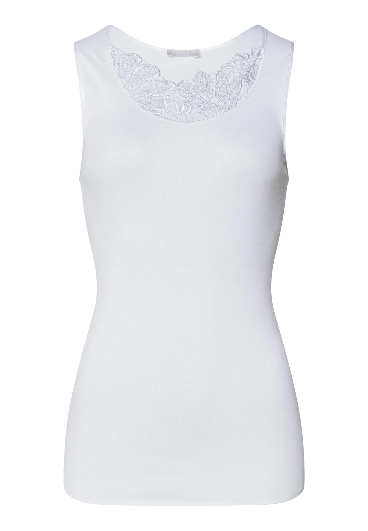 Belina Round Neck Cotton Tank Top - 1