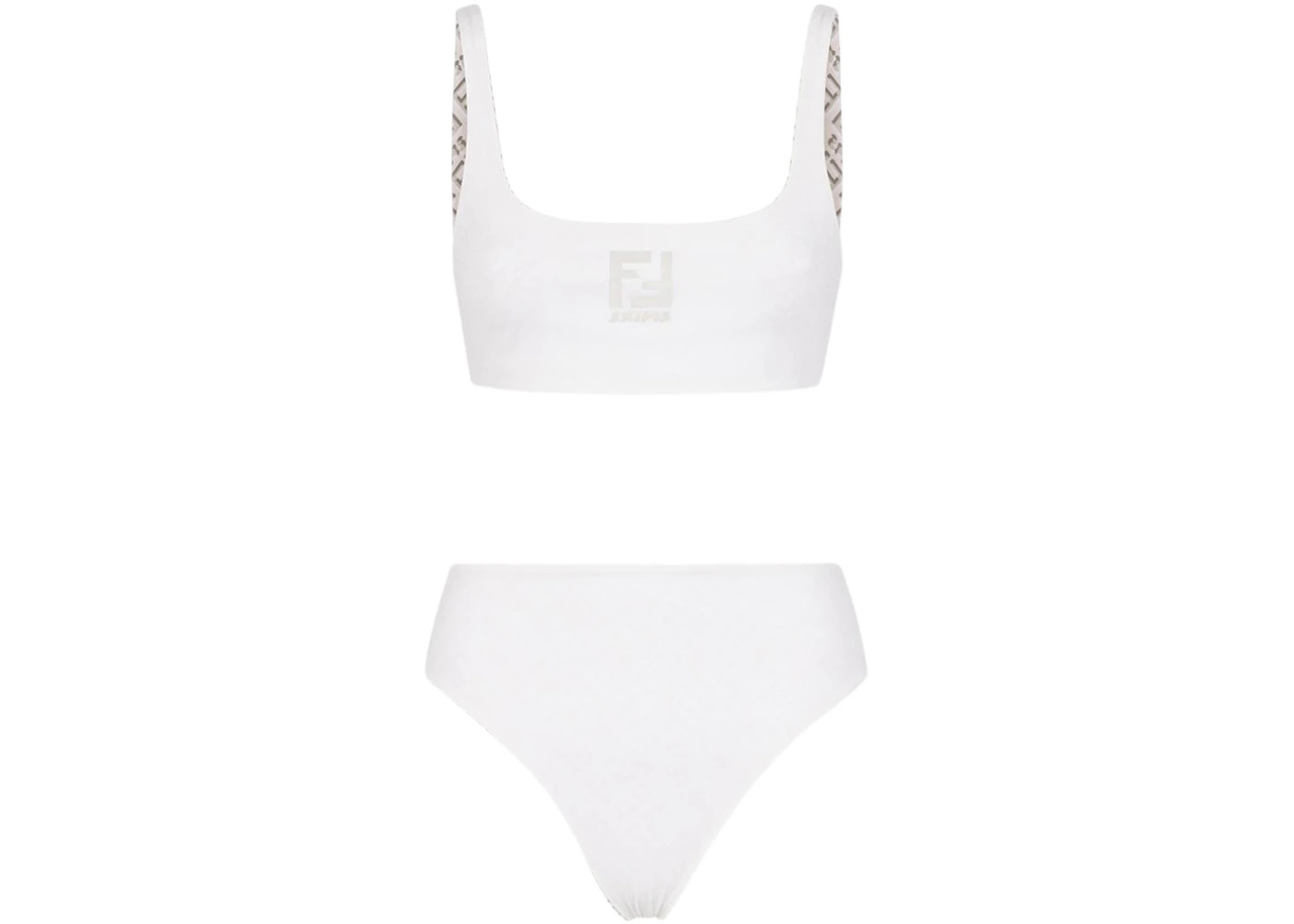 Fendi x SKIMS Reversible Two-Piece Swimsuit Connecticut - 3