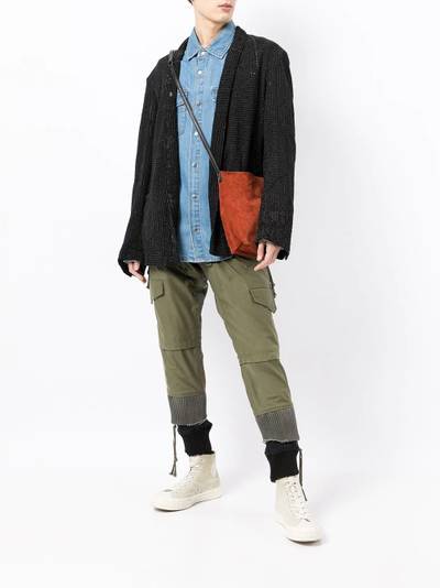 Greg Lauren military jacket panelled trousers outlook