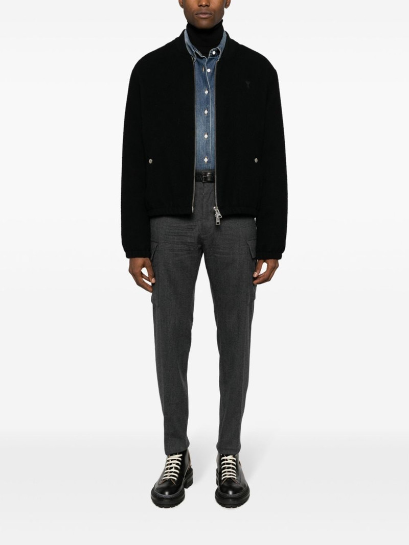 DSQUARED2 mÃ©lange felted cargo trousers outlook