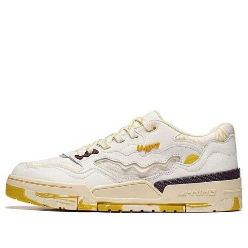 Li-Ning 001 BTC PRM Comfy Shoes 'White Yellow Black' AGCT067-3 - 1