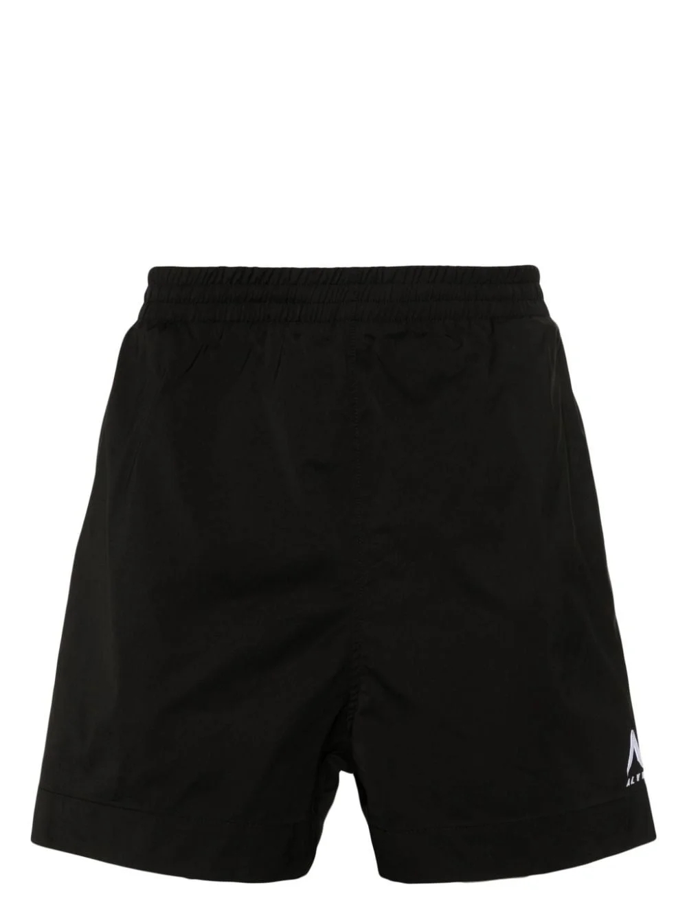 logo-embroidered swim shorts - 1