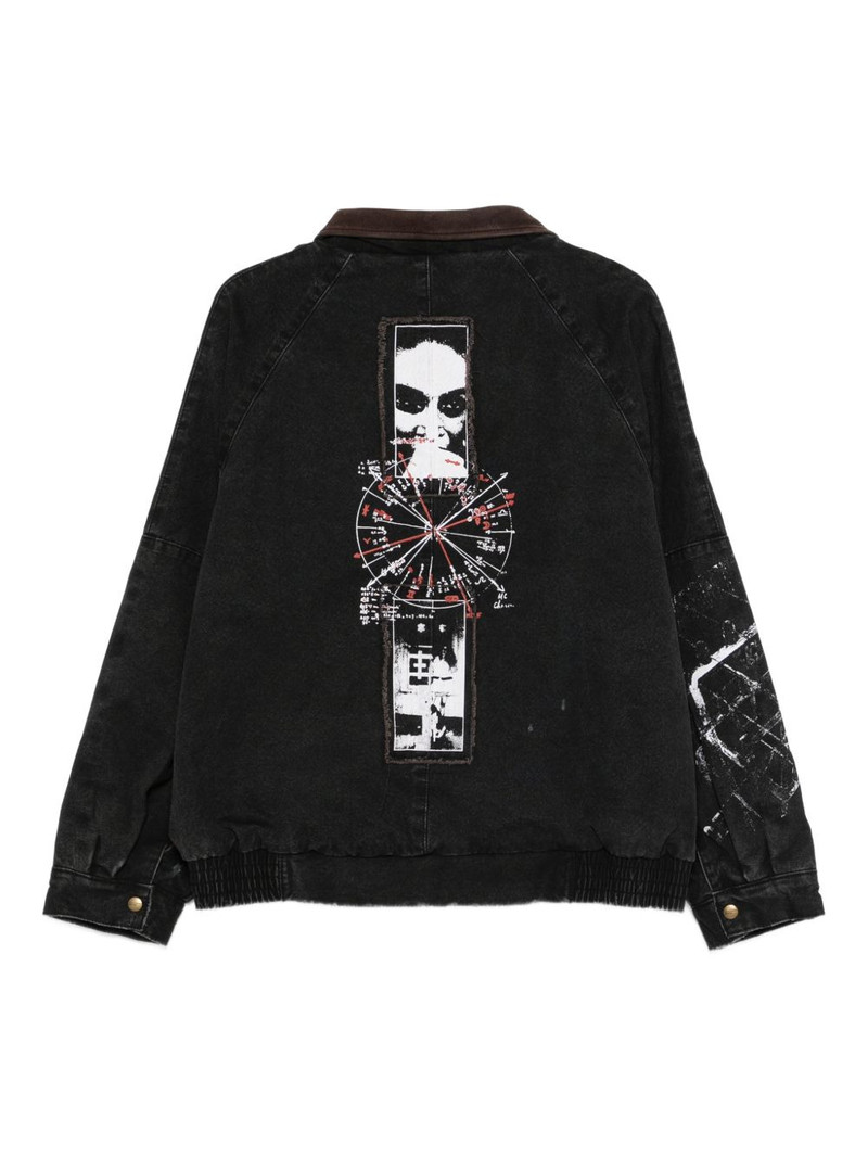 Enfants Riches Déprimés graphic-print bomber jacket outlook