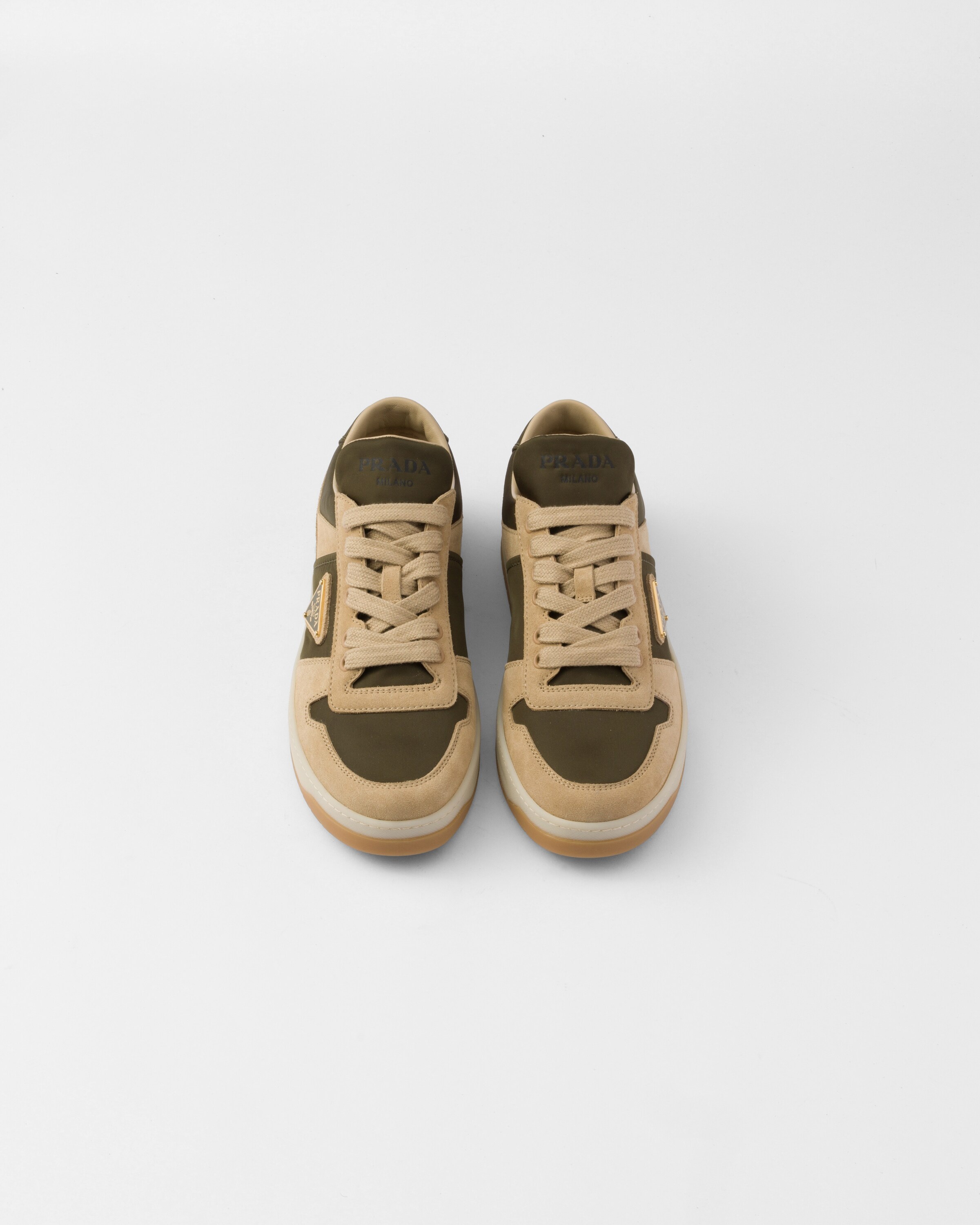 Downtown suede and Re-Nylon sneakers - 4