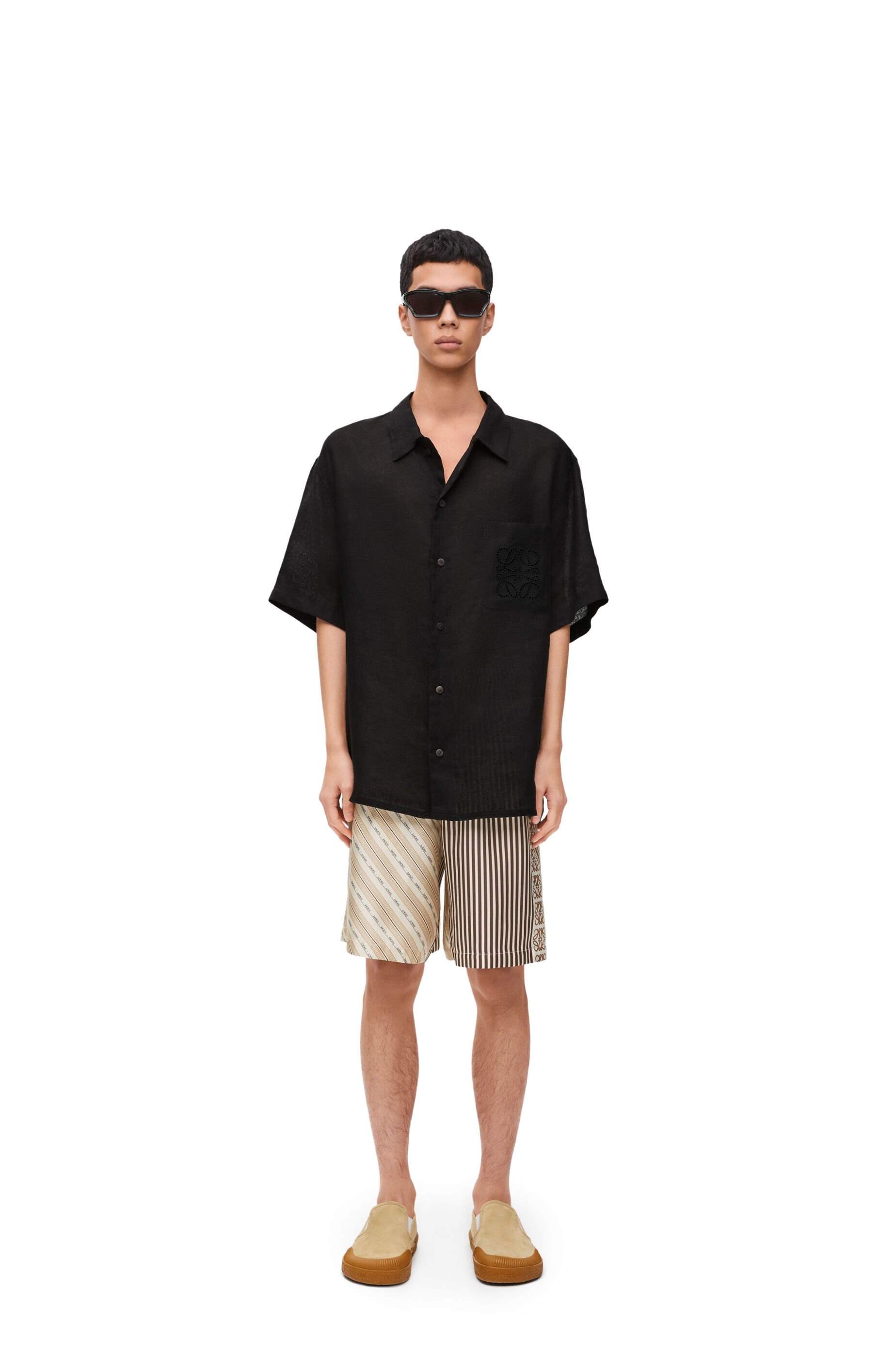 Short sleeve shirt in linen - 2