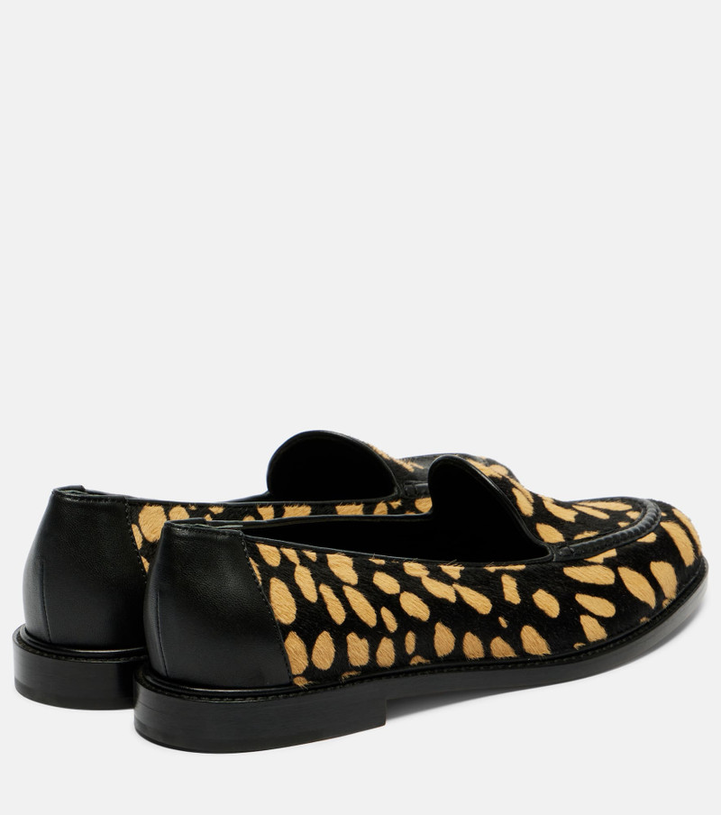 Manolo Blahnik Maxy calf hair loafers outlook