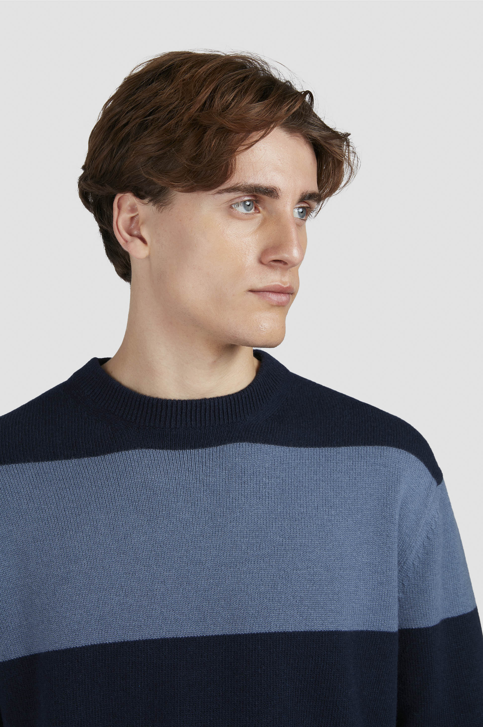 WOOL AND CASHMERE CREWNECK SWEATER - 4
