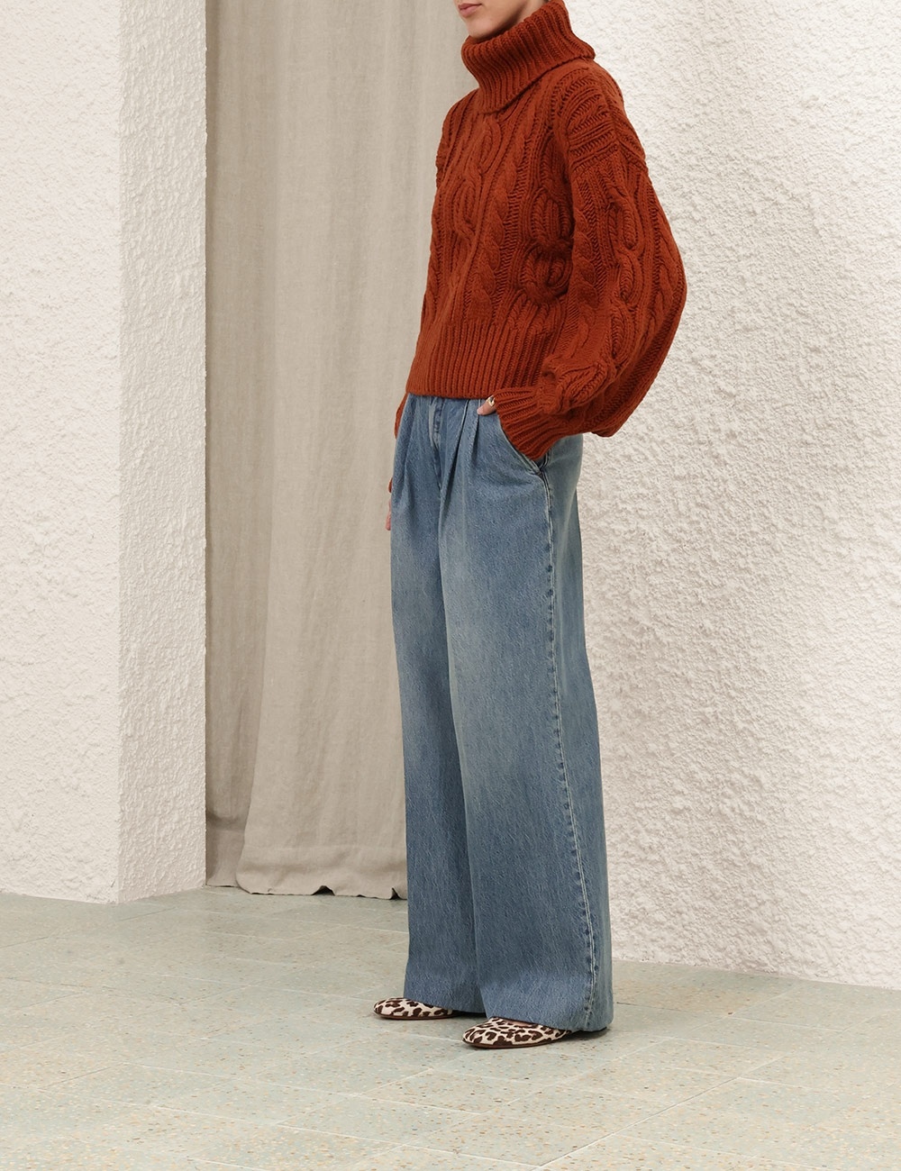 ILLUSTRATION CABLE SWEATER - 3