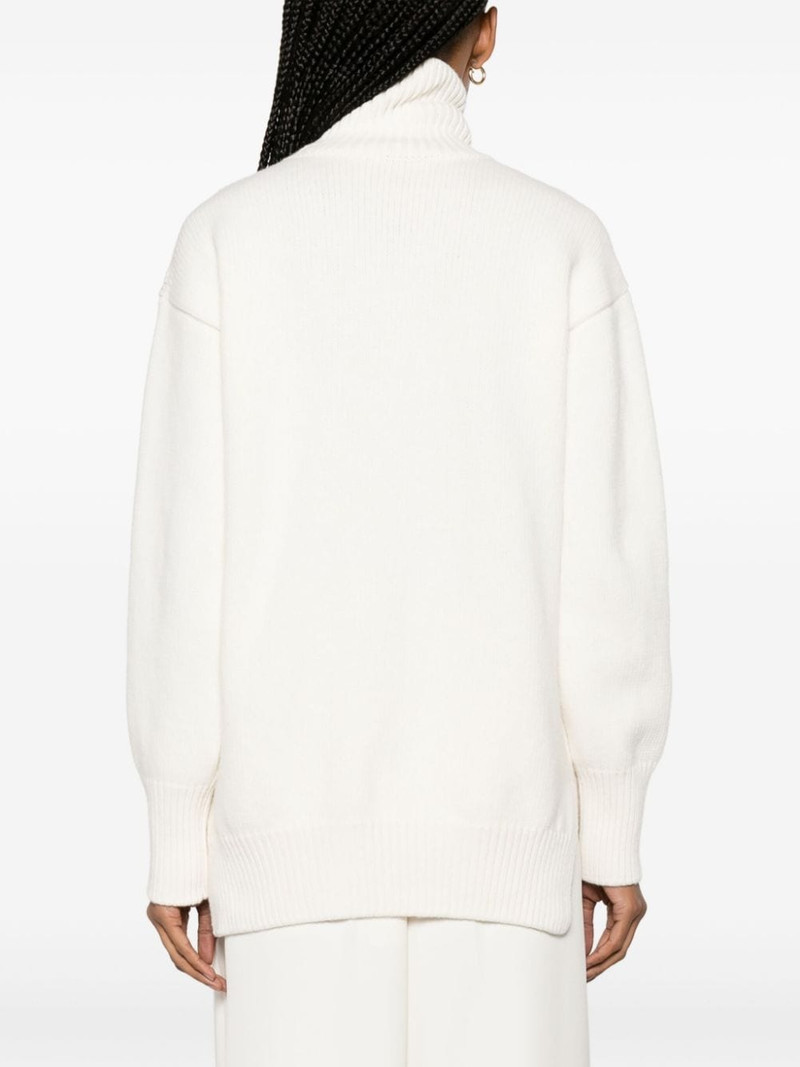 Boiled Logo-appliquÃ© wool jumper 4