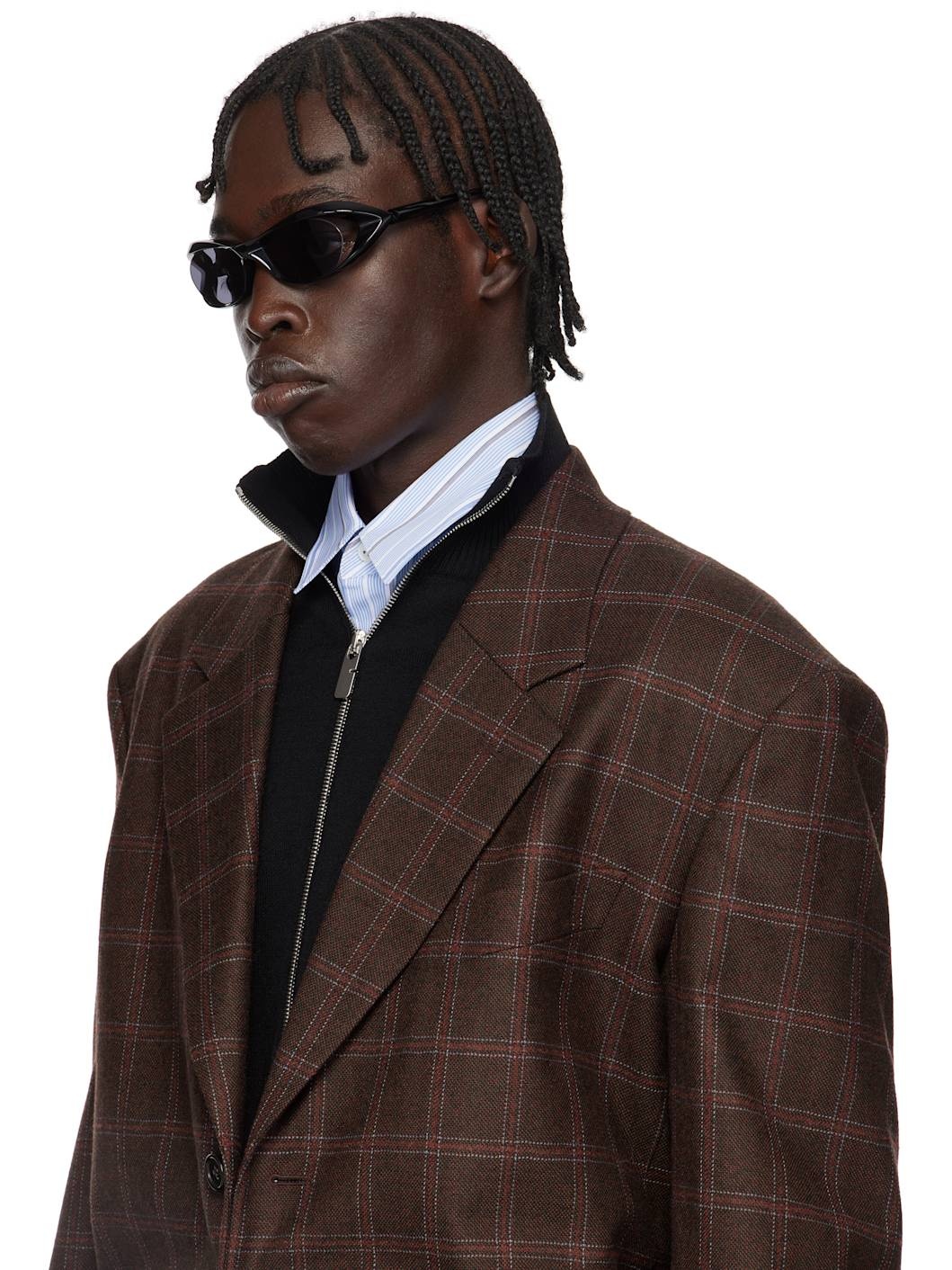 SSENSE Exclusive Black FA-241 Sunglasses - 4