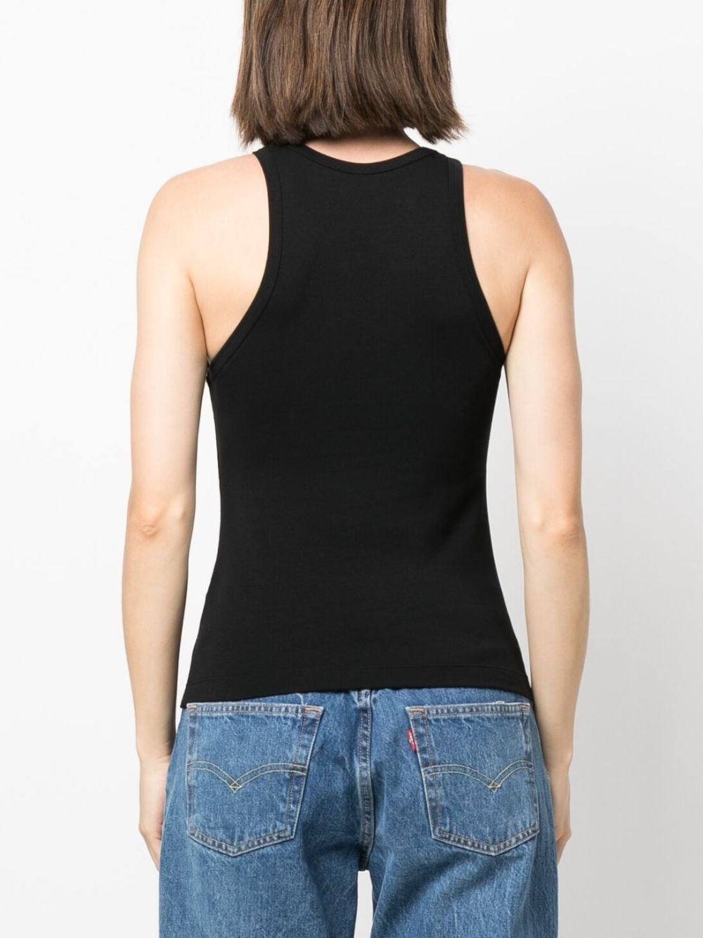 logo-print tank top - 3