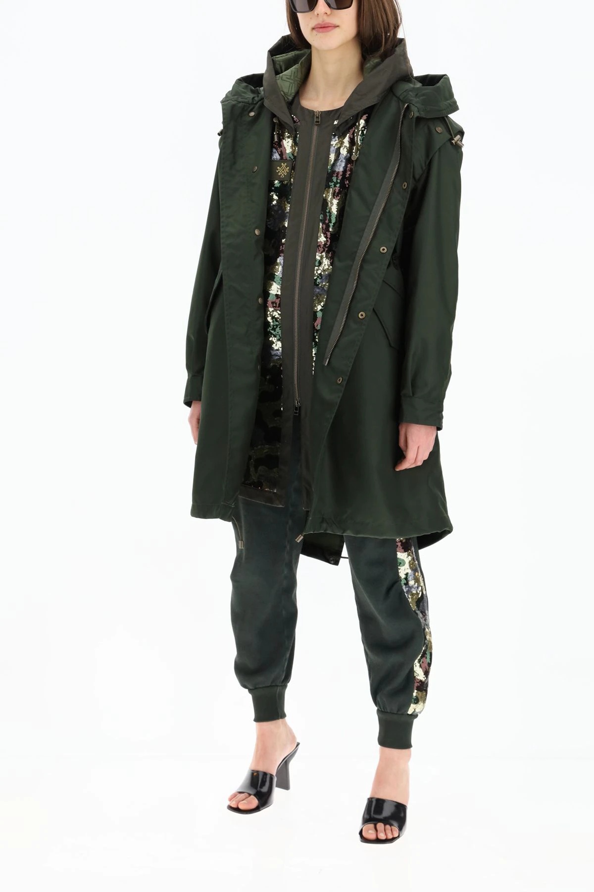 PARKA WITH REMOVABLE VEST AND BOLERO - 2