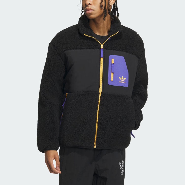 adidas Originals Sherpa Jackets 'Black' IN0993 - 2