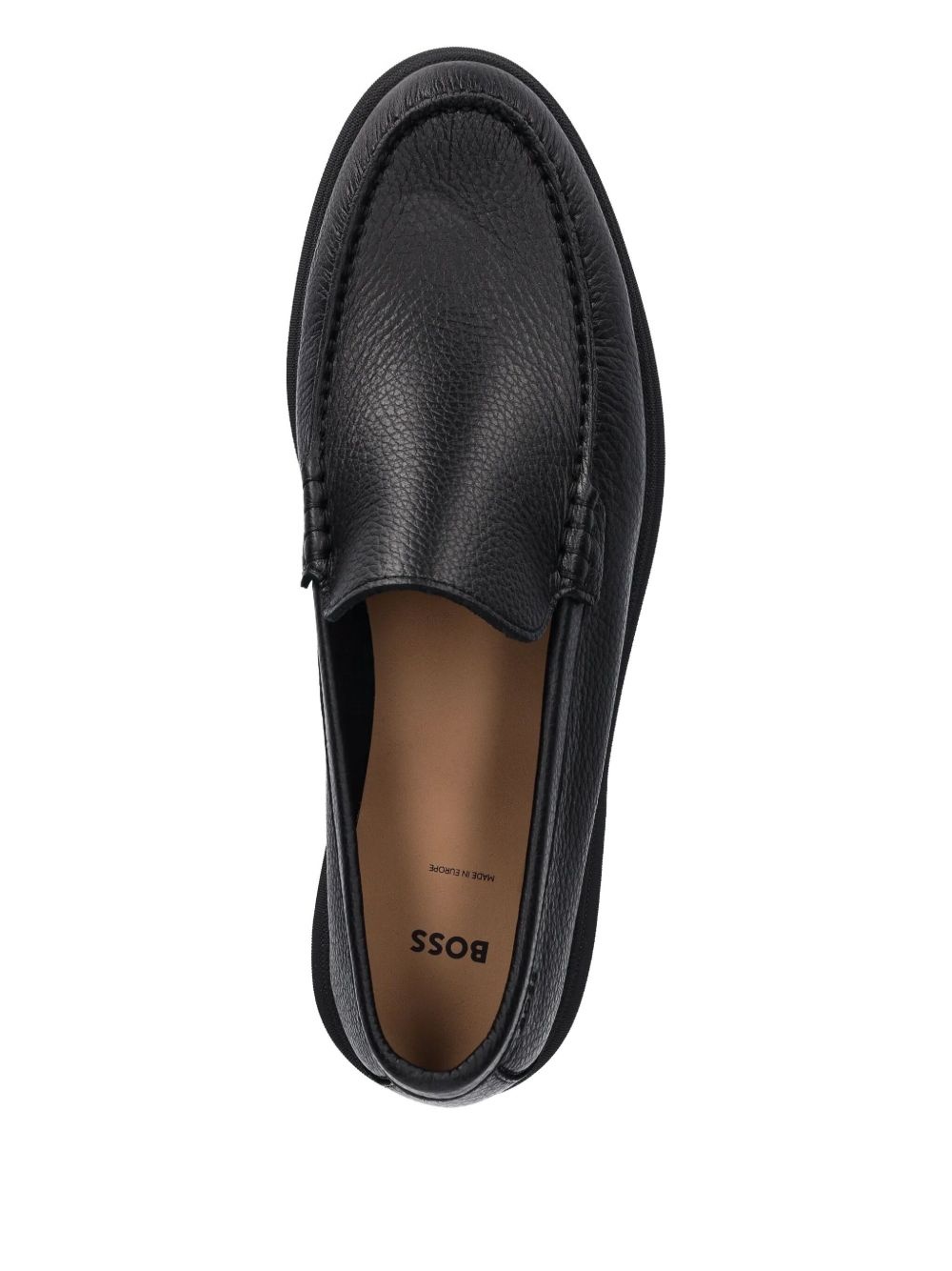 Sienne leather slip-on loafers - 4