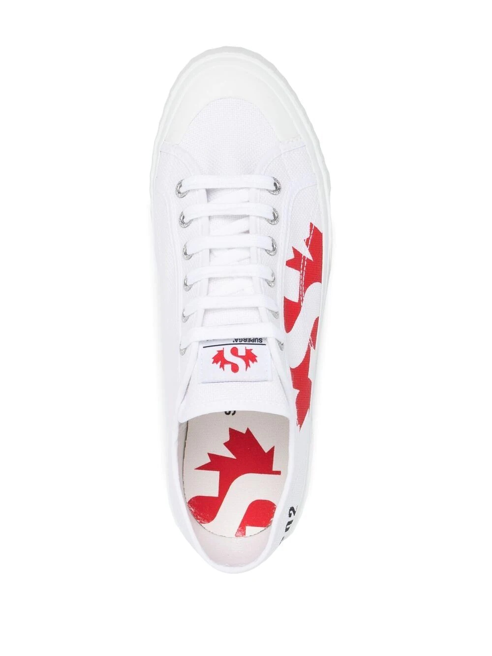 x Superga logo-print low-top sneakers - 4