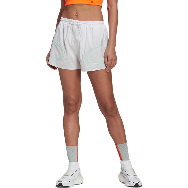adidas (WMNS) adidas by Stella McCartney TruePace Running Shorts 'White Teal' HD9119 outlook