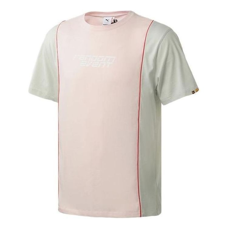 PUMA x Randomevent Tee 'Pink White Teal' 598070-73 - 1