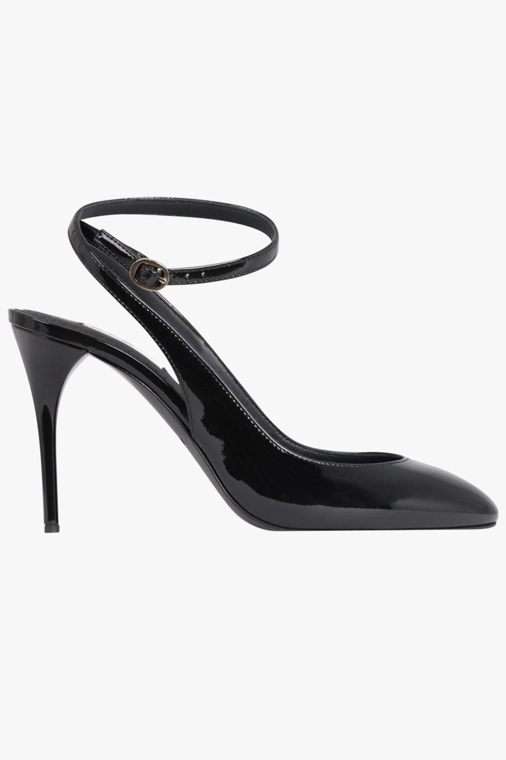 SLINGBACK PATENT 90MM CLOSED SLINGBACK HEEL | BLACK - 2