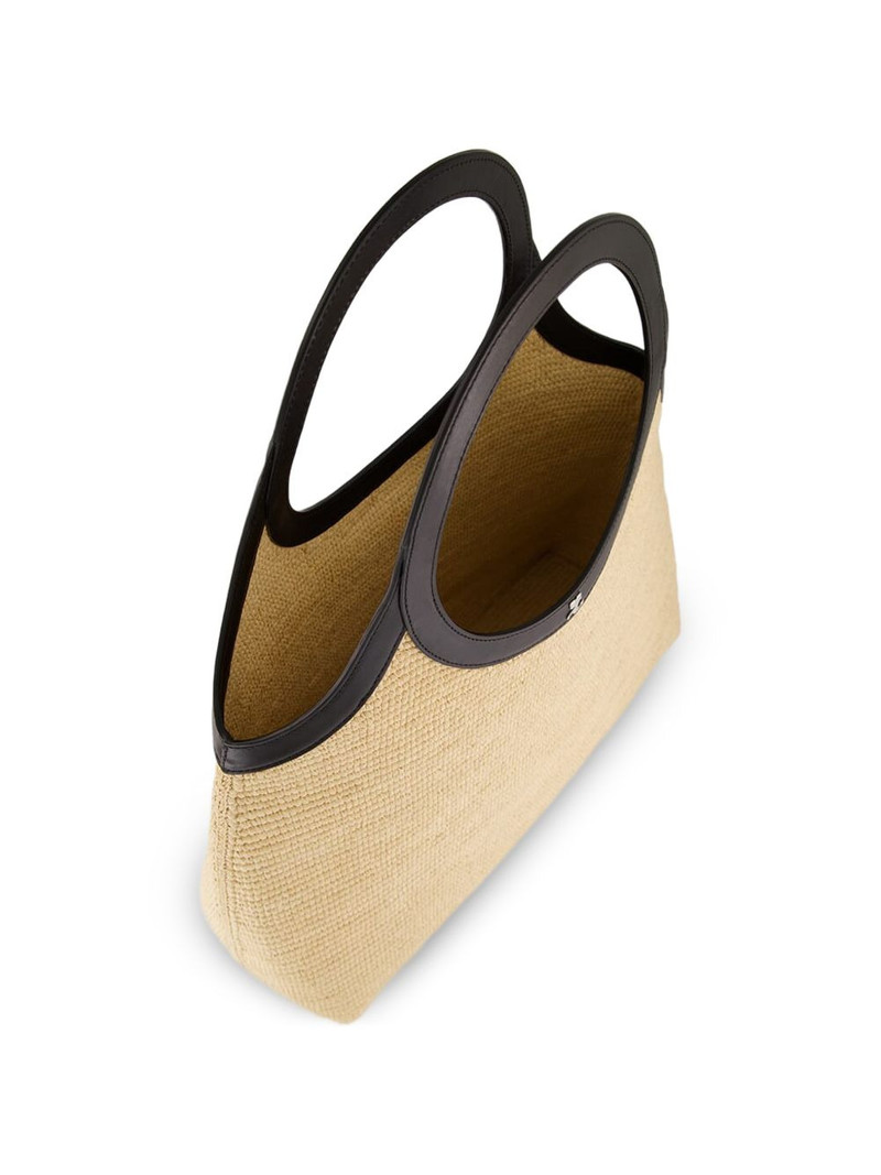 Holy raffia tote bag 4