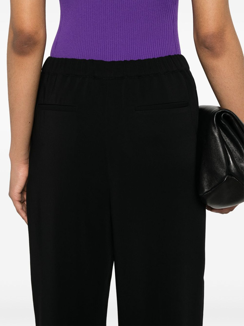 elasticated-waistband trousers 5