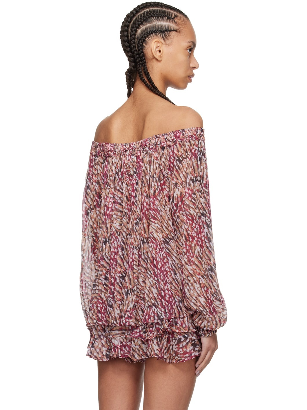 Beige & Pink Vutti Blouse - 3
